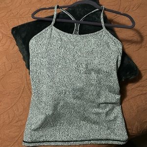 EUC Lululemon Power Y tank